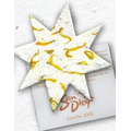 Sunburst Ornament w/ Embedded Daisy Seed